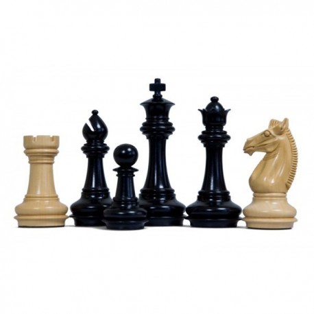 Staunton Meghoot Black Chess Pieces