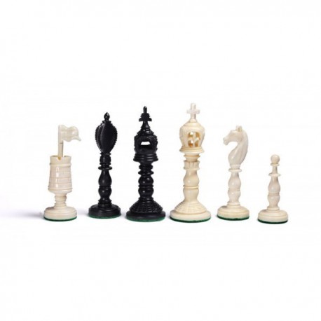 Euroburmese bone chess pieces