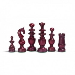 Piezas de ajedrez Regency en hueso