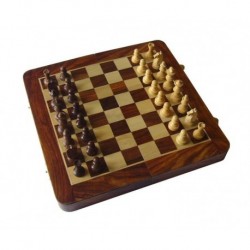 Ajedrez/Backgammon de Palisandro 25cm