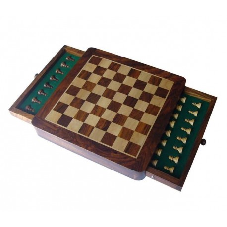Magnetic Rosewood Chess 23cm