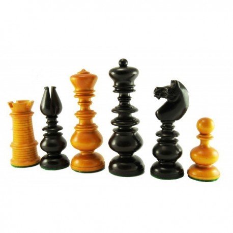 Calvert Dublin Knight Yellow Finish Chess Pieces