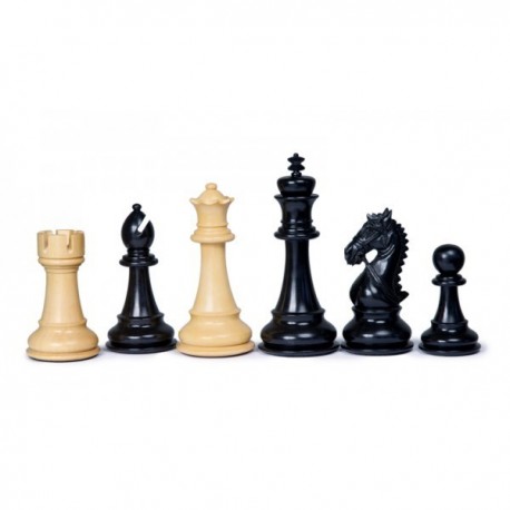 Piezas de ajedrez New Staunton ébano