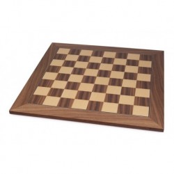 Tablero de ajedrez nogal clásico (casillas 55 mm)