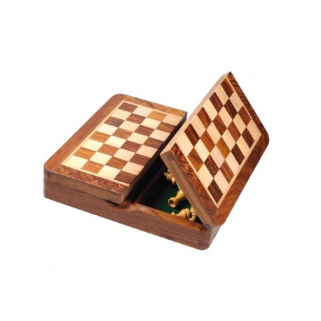 Ajedrez Magnetico de Palisandro 19cm