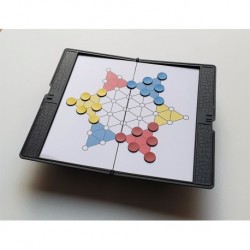 A Magnetic Ladies Game Folding Tray Game Portable Ladies International Ladies Game Educational Christmas