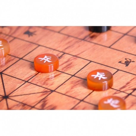 Conjunto Xiangqi Agata y Palo de Rosa