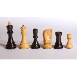 Palisander Chess Pieces - Russian Style