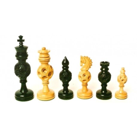 Chess Sphere Pieces - Ebony