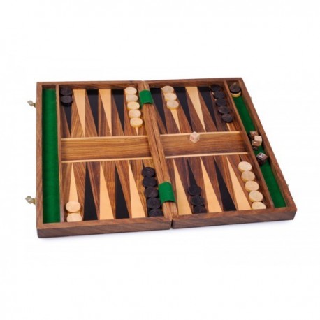 Backgammon en sheesham, modelo mediano