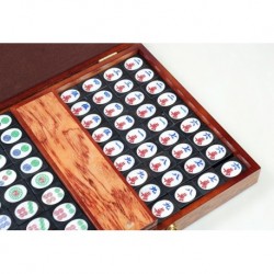 Mahjong grande en ebano