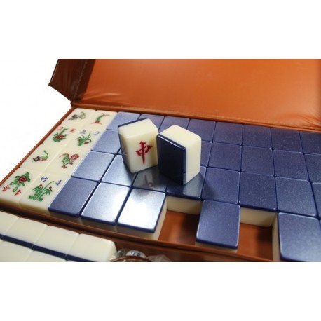 Mahjong Azul 3 jugadores